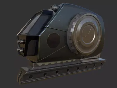 scifi m1 Low-poly 3D model