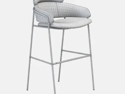 Debi Strike Stool 3D model