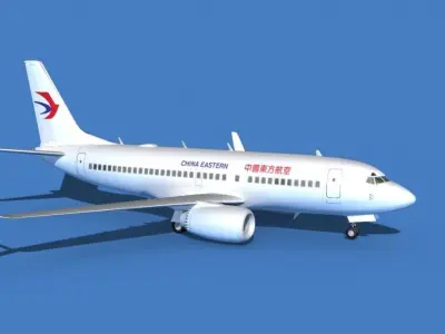 Boeing 737 MAX 7 China Eastern 3D model