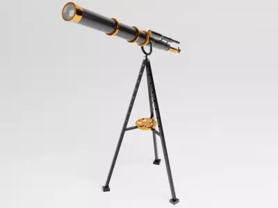 Free Telescope Model Free 3D model