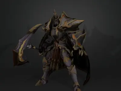 boss knight 3D model