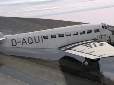 Junkers Ju-52 1m 3D model