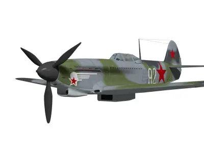 yakovlev yak-9d 3D model