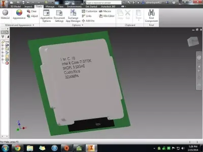 Intel i7 3770K CPU Free 3D model