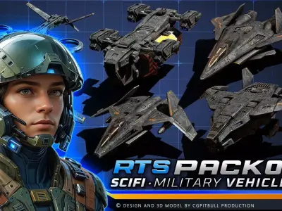 RTS - PACk04 Low-poly 3D model