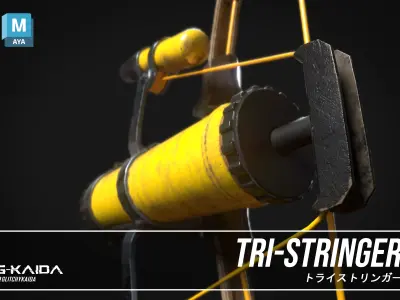 Prop - Weapon - Tri-Stringer Free 3D model