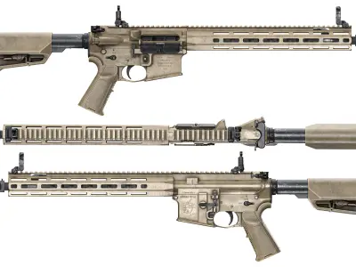 KAC KS-1 RIFLE Low-poly 3D model