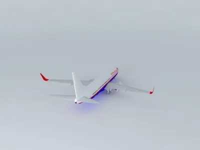 Arrow Airlines Boeing 737-800W Free 3D model