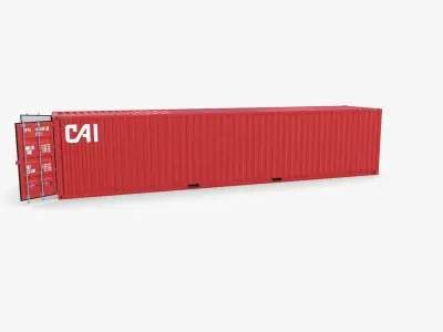 40ft Shipping Container CAI v2 3D model