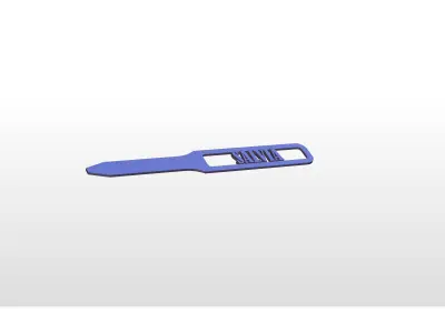 Salvia 3D Garden Marker 3D print model