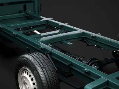 RAM Sprinter Chassis Single Cab L3 RWD 2020 3D model