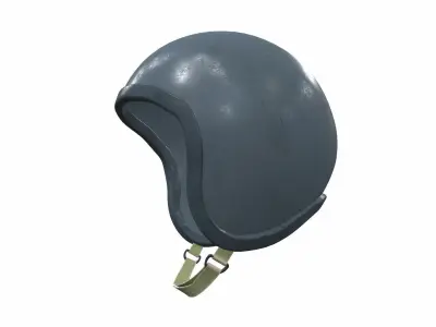 Pilot helmet f1 Free 3D model