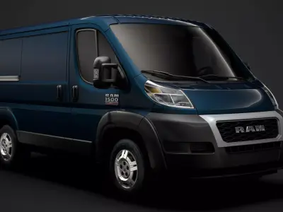 Ram Promaster Cargo 1500 LR 118WB 2020 3D model