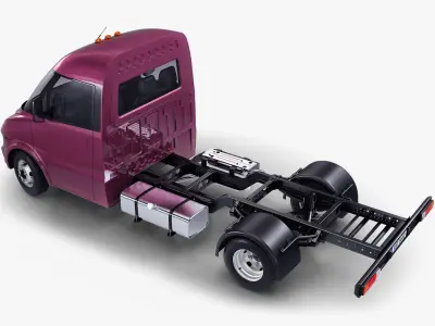 Generic Truck Chassis Frame v 1 3D model