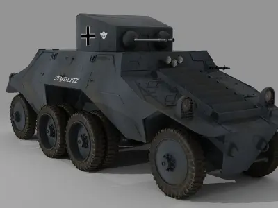 Steyr Adgz Spahwagen M35 3D model