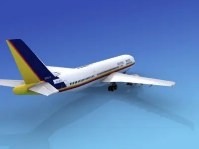 Airbus A300 Sultan Reizen 3D model