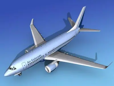 Boeing 737-700ER Air Colorado 3D model