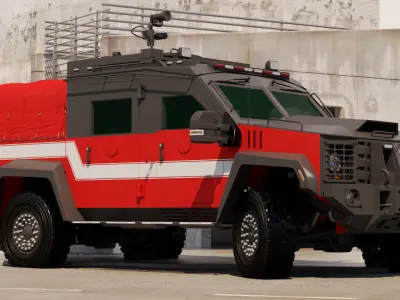 3D BearCat X3 Firecat 3D model