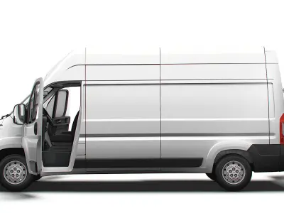 Citroen Jumper Van L3H3 HQ Interior 2023 3D model