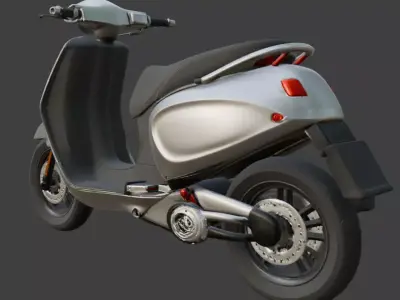 Modern Electric Scooter 3D model buy