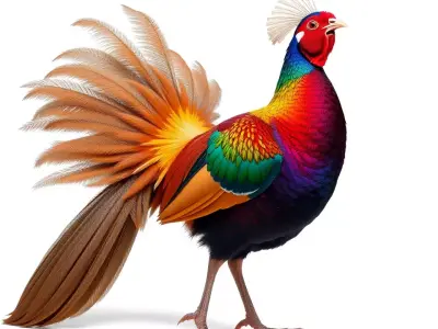 Vibrant Pheasant model pack Low-poly 3D model