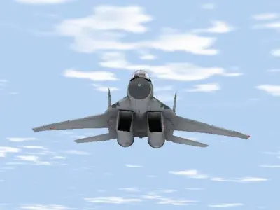 Mig-29 Fulcrum Russian Low-poly 3D model