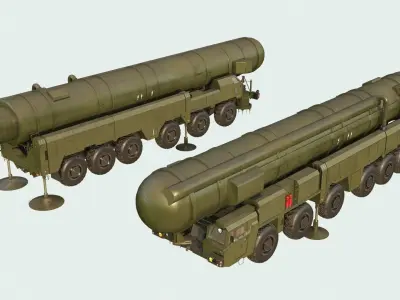 SS-20 Saber RSD 10 Pioneer 3D model