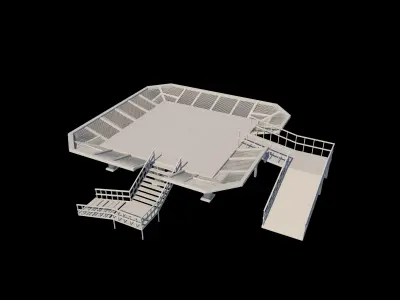  Rooftop Helipad 3D model