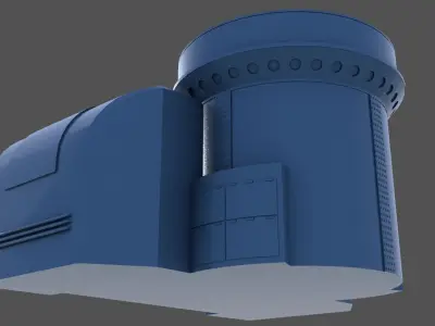 Nendo Shiki bow barbette - Commercial license - 1-100 scale 3D print model