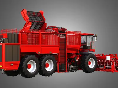 Terra Dos T4 Sugar Beet Harvester 3D model