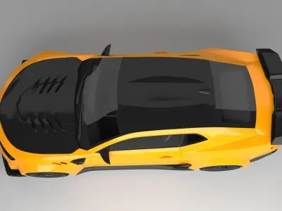 2016 Chevrolet Camaro- Transformer the Last Knight 3D model