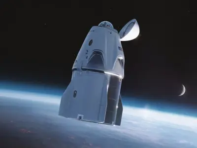 Space X Dragon Capsule 3D model