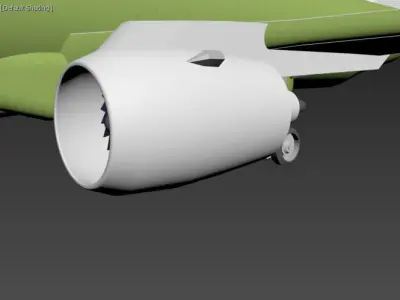 A320-200 boeing Low-poly 3D model