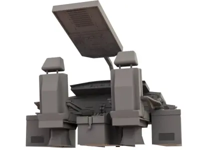 Super realistic Airbus panel for 3D printing 3D print model