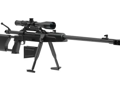 Zastava M93 Black Arrow Anti-materiel Rifle  3D model