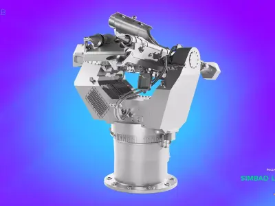 Simbad Lanceur - Anti-Air Self Defence System 3D model