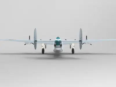 Consolidated B-24 1 3D model