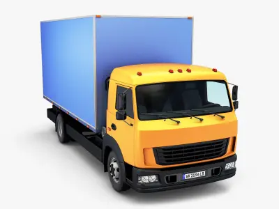 Truck Box v 1 3D model