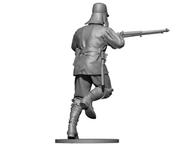 Japan soldier ww2 3D print model