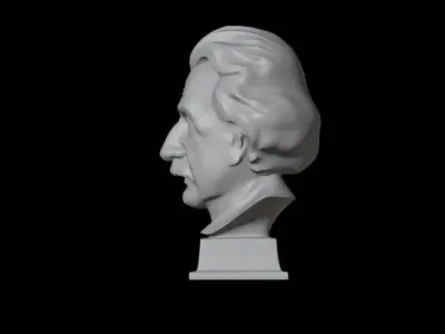 Albert Einstein 3D print model