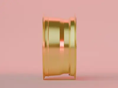 Japan Racing 6 - Gold Rim 3D model