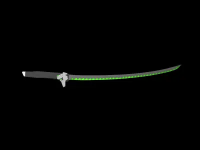 Genji Sword-Overwatch Low-poly 3D model