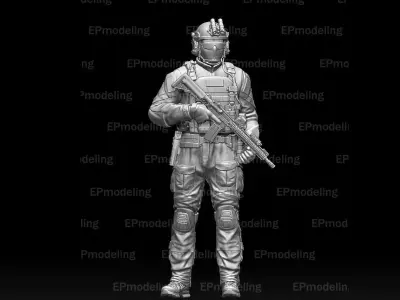 US RANGER SOLDIER 3D print model
