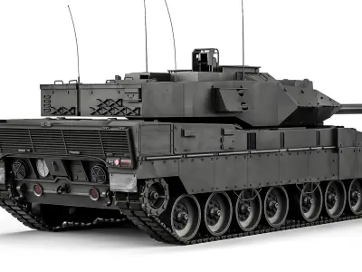 Tank Stridsvagn Strv 122 2018 3D model