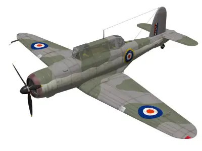 Blackburn Skua MkII 3D model