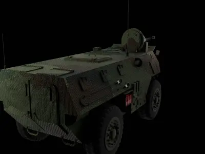 VAB 4x4 Low-poly 3D model