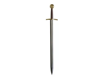 sword medieval Low-poly 3D model purchase