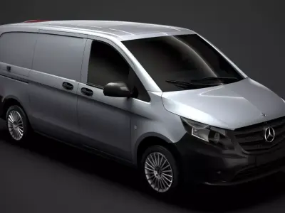 Mercedes Benz Vito Panel Van L2 2019 3D model