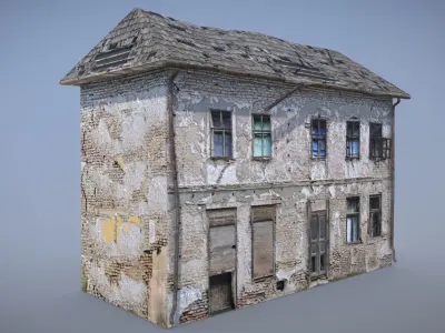 Forgotten House 6 Low-poly 3D model