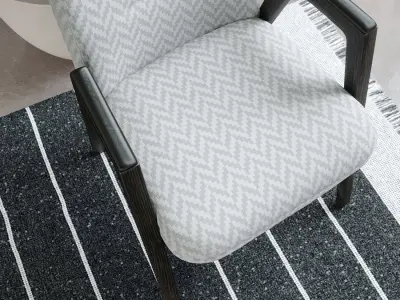  Replica Minotti Esterna Chair Model, Pale Grey 